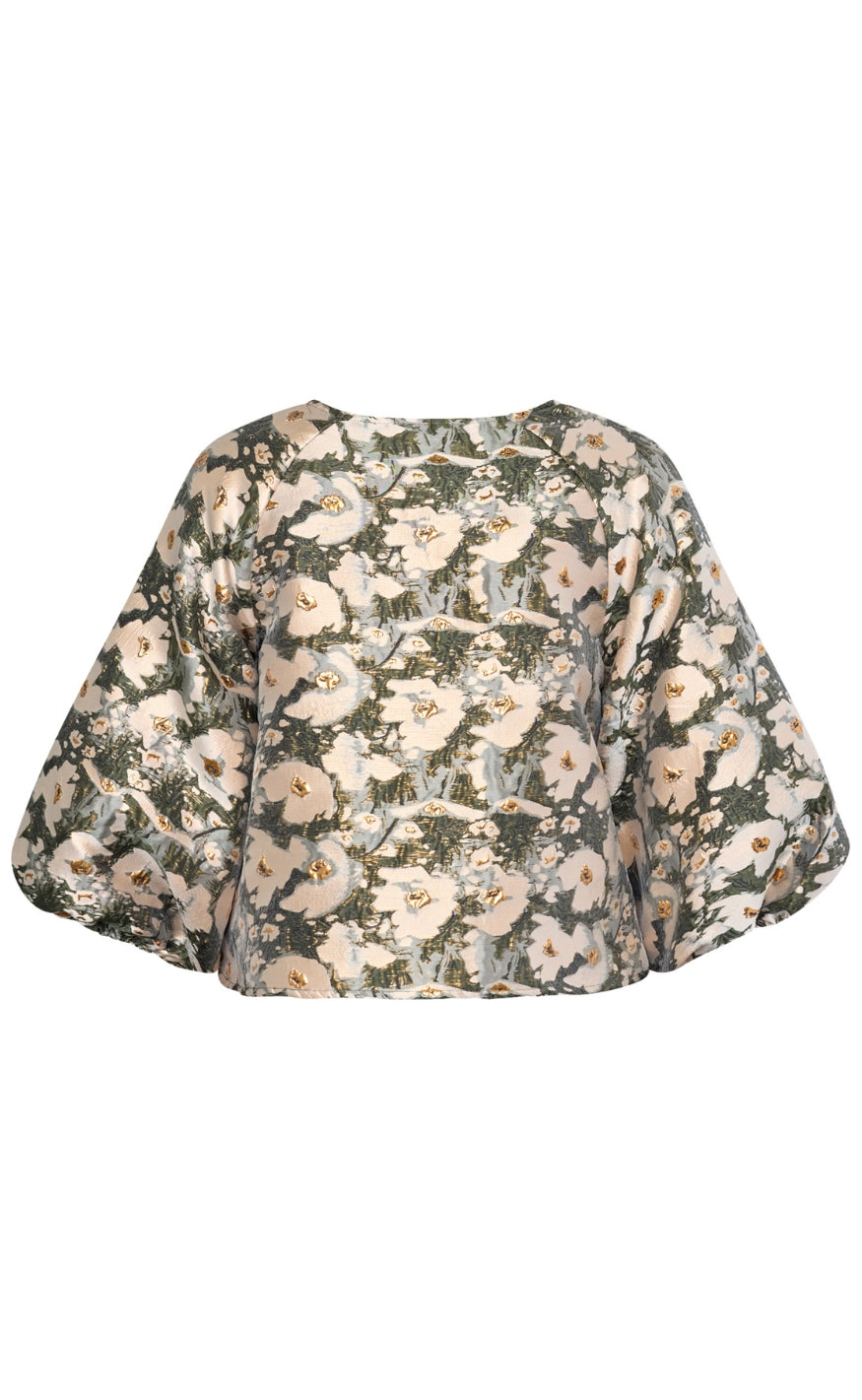 Love & Divine Topp - Love1639 - Green Flower